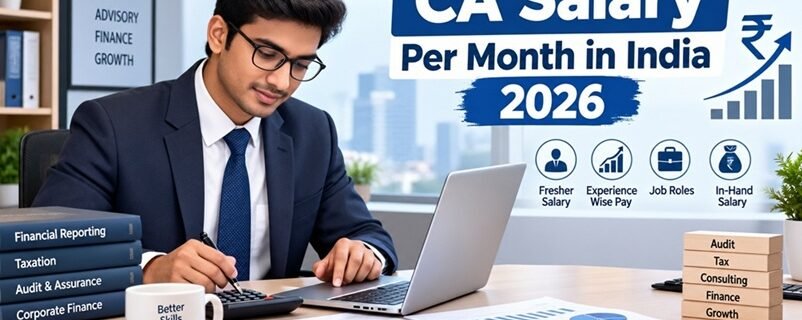 CA Salary Per Month in India